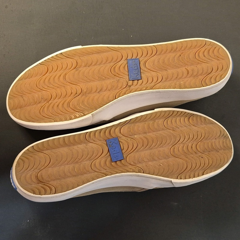 Keds Slip On Women's Size 10 Sneaker /Beige Suede Perforated Dream Foam Slip In - Picture 9 of 9